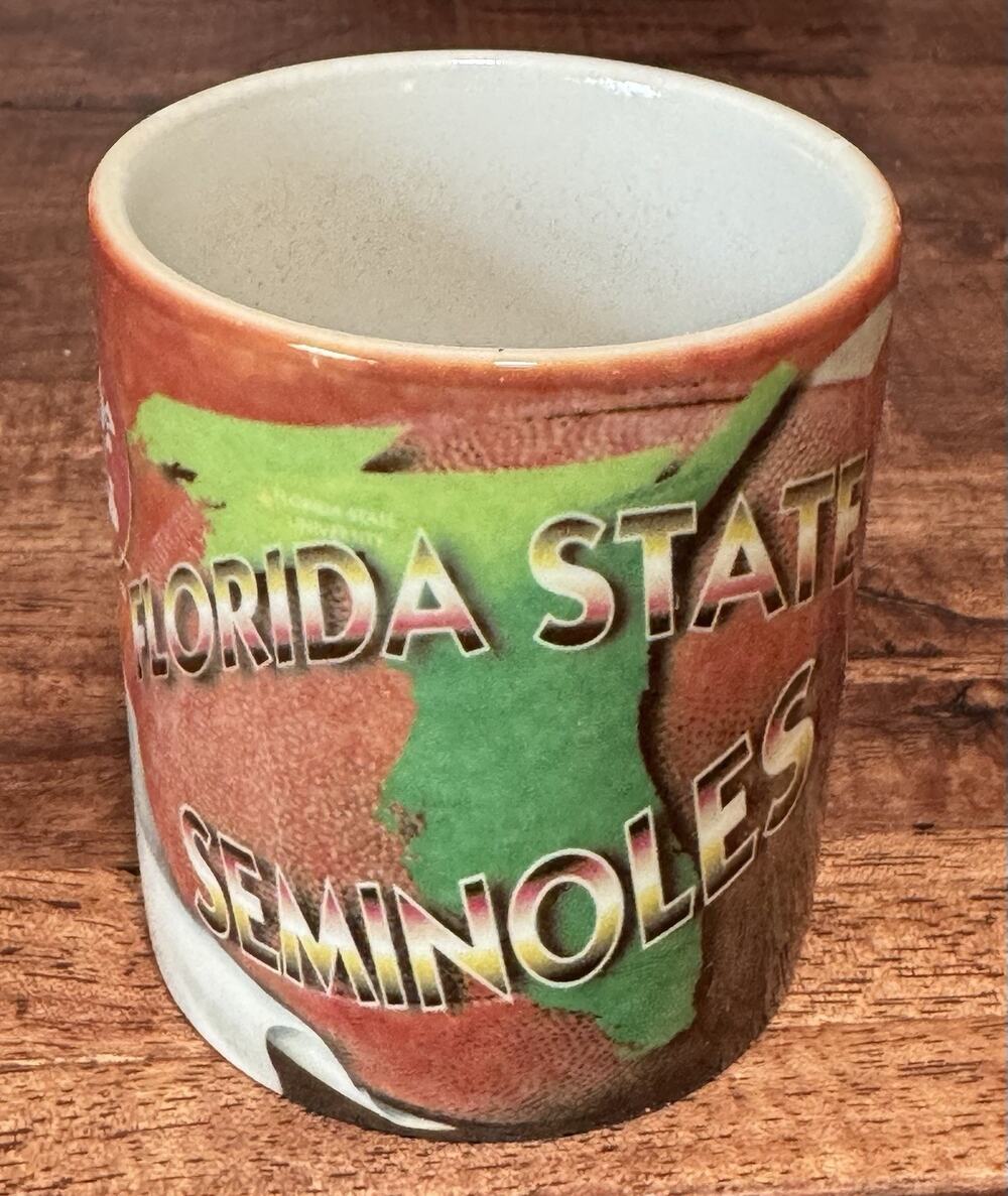 Vintage University Of Florida State Seminoles Collectible/souvenir 12oz Mug